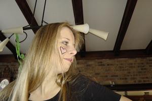 ook Sabrina was versierd met carnaval