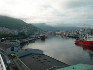 Aankomst in Bergen