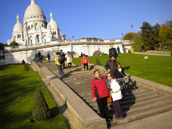 Afscheid van Parijs vanop de trappen van de Sacr Coeur