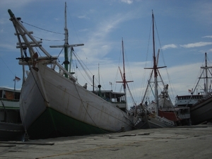 De Paoterehaven in Makassar