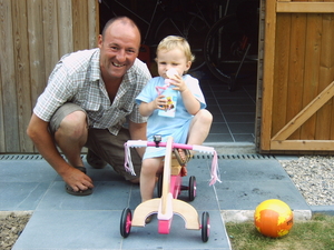 Febe met papa Sandrino .2010.