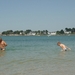 met de frisbee