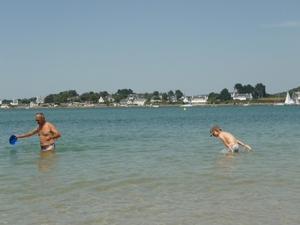 met de frisbee