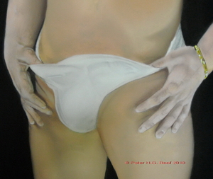 Jeroen  pastel 32 * 32 cm