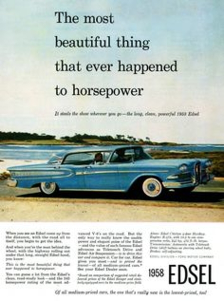 Edsel reklame 1958