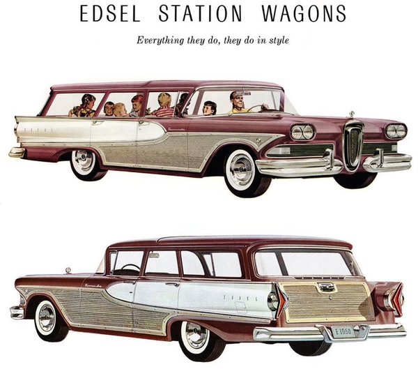 Edsel Station Wagons retro