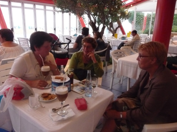 een irischcoffee om ons te verwarmen