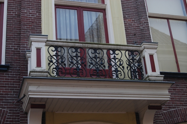Mooi ijzerwerk balkon in Solwerderstraat