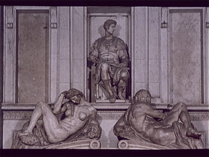San Lorenzo  Michelangelo  (Giuiano hertog van Nemours)