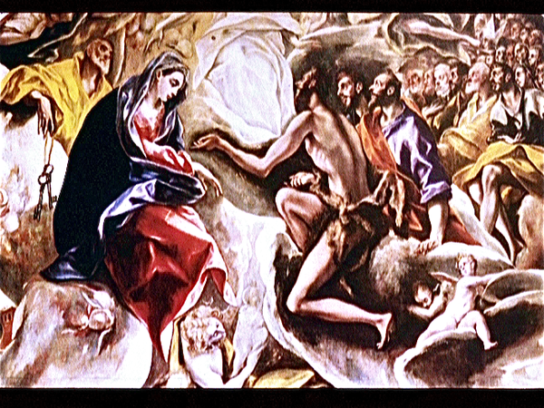 El Greco de begrafenis van de graaf van Orgaz
