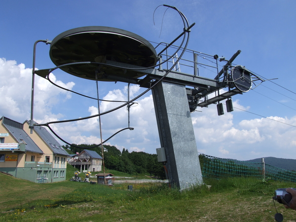 skilift boven in Le Markstein