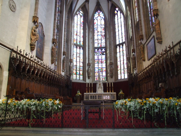 versiering met echte bloemen