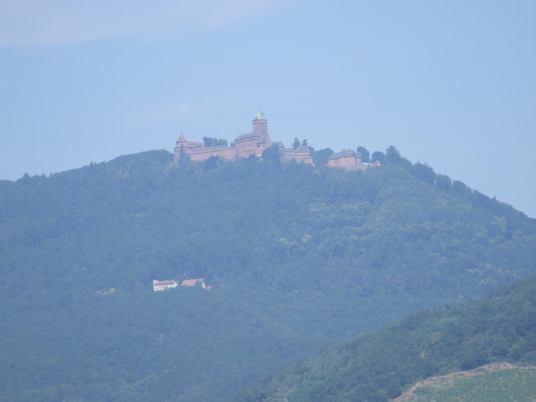 op weg naar dit kasteel