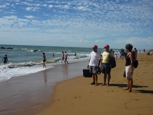 wandelen aan de wilde kust
