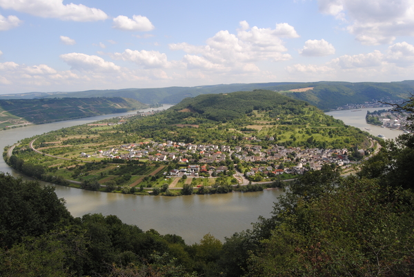 de beloning. Een terras met uitzichten...