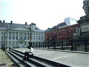 Martelaarsplein voor de restauratie