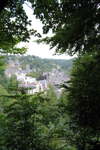 Monschau na even stijgen