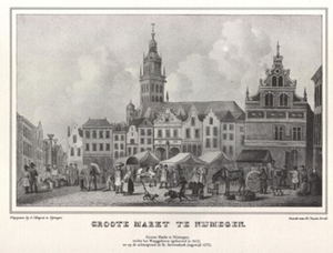 nijmegen - groote markt 1836