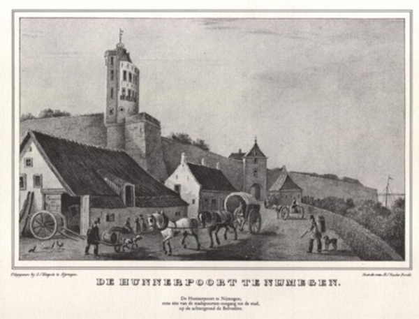 nijmegen - hunnerpoort 1836
