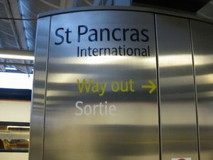 St Pancras international station