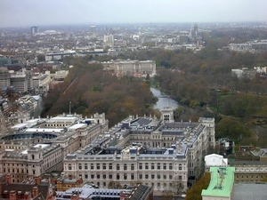 Zicht op London vanuit London Eye
