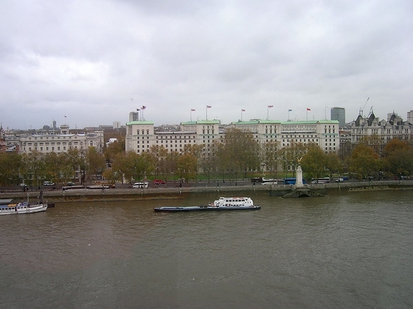 Zicht op London vanuit London Eye