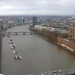 Zicht op London vanuit London Eye