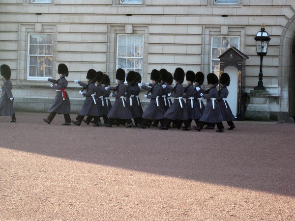 Buckingham Palace - aflossing van de wacht