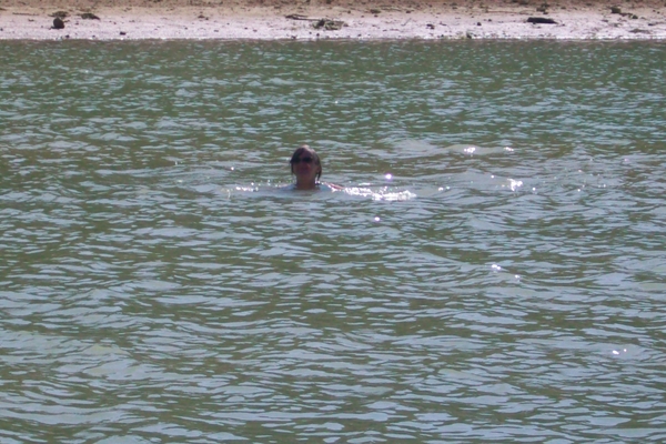 Zwemmen in Lac Montbel