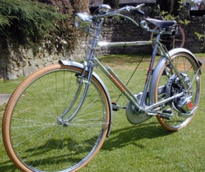 Comrade Cyclemaster 1953 Chrome Superbe Boss Bike 2