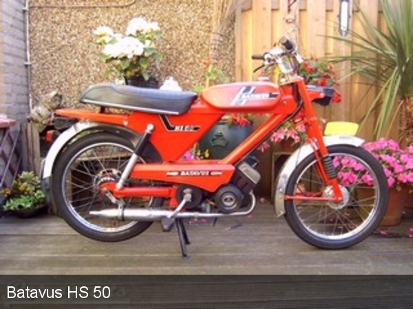 Batavus HS 50 rood 1976