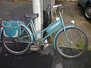 Griffon motor op een Peugeot fiets