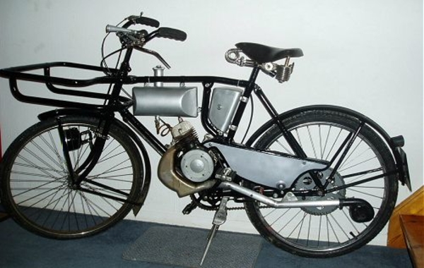 Levules op een Hercules fiets