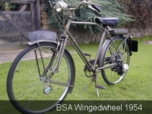 BSA. Wingedwheel 1954