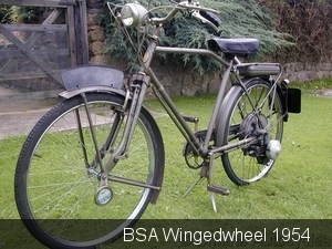 BSA. Wingedwheel 1954