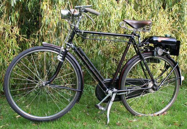 MiniMotor op Raleigh fiets 1957