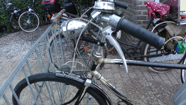 Zndapp op een Miele fiets