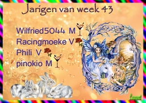 Jarigen week 43