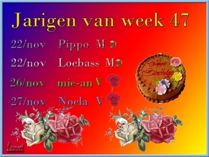 jarigen week 47