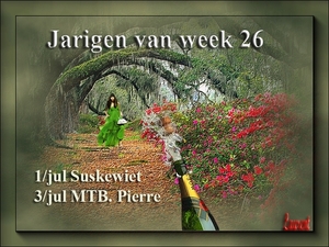 Jarigen van week 26