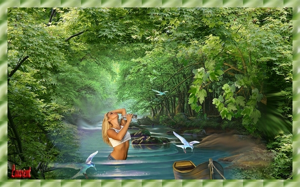 een verfrissing op een hete zomerdag