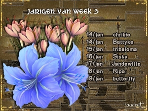 Jarigen van week 3