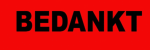 BEDANKT