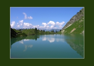 031 weerspiegeling in Hinterer See Alp