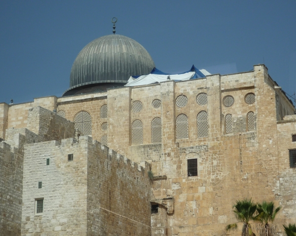 1b Jeruzalem _oude stadmuren _AL Aqsa moskee _P1060927