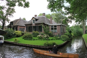 Een van de huizen in Giethoorn