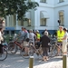 Vertrek voor een fietstocht 2° dag