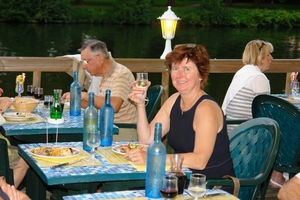 aan de oever van de Allier