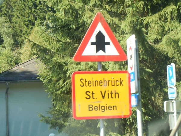 aankomst in Belgie