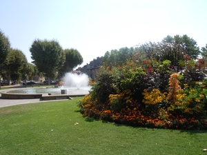 buiten de wallen van Carcassonne